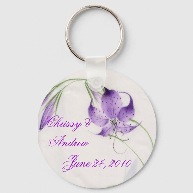 NYCKELRINGEN LUBA Bröllop Coordinate Wedding Favor Nyckelring (Framsida)