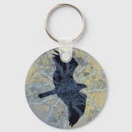 Nyckelringen måne och Raven Nyckelring