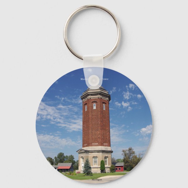 Nyckelringen Manistique Vatten Torn Nyckelring (Framsida)
