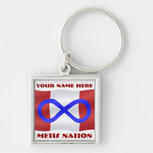 Nyckelringen Matchar Flagga Keychain Personlig Met Fyrkantig Silverfärgad Nyckelring
