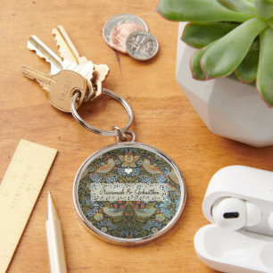 Nyckelringen Meadow Lark Enchanted Forest Sweet He Rund Silverfärgad Nyckelring