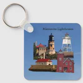 Nyckelringen Minnesota Lighthouse metall Nyckelring