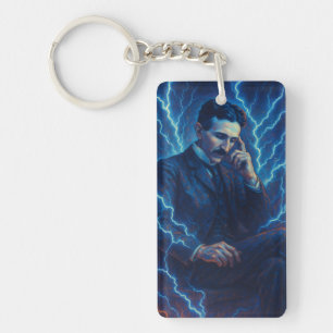 nyckelringen ’Nikola Tesla - Pocket Genius’