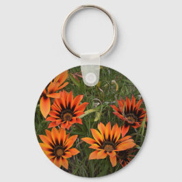Nyckelringen orange och Black Gazanias Nyckelring