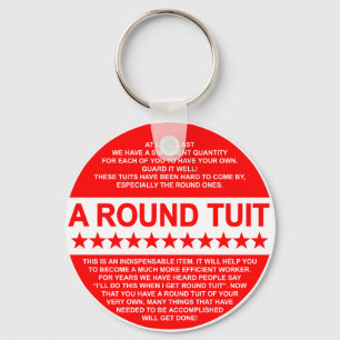 Nyckelringen Round Tuit Nyckelring