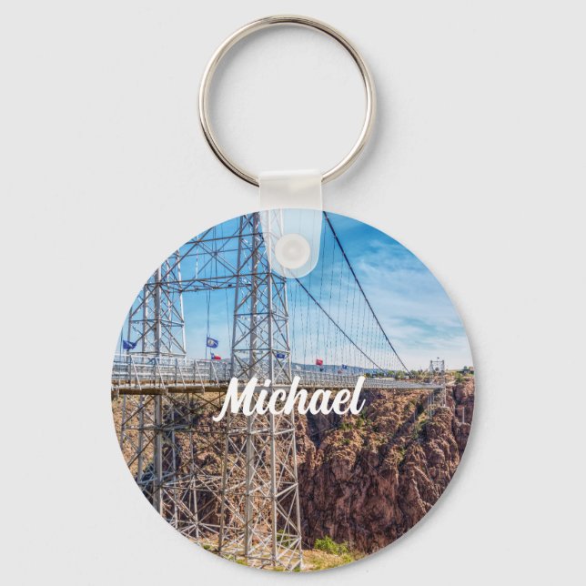 Nyckelringen royal Gorge Bridge Side View Nyckelring (Framsida)
