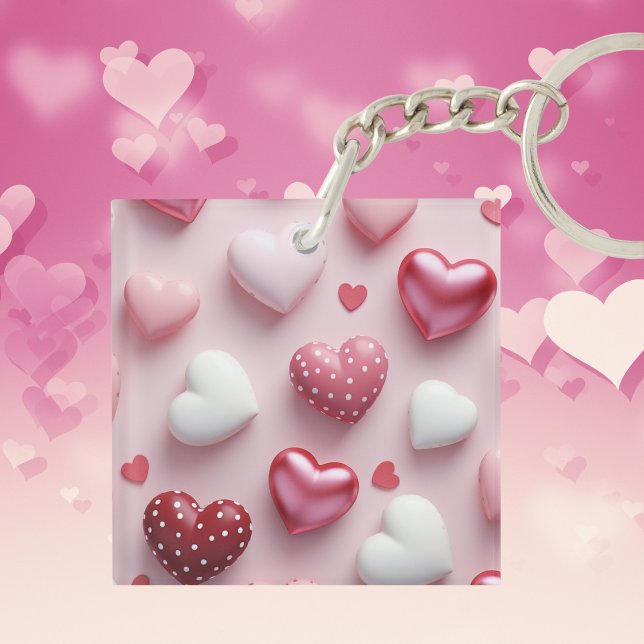 Nyckelringen Swearing Polka dots (Sweetheart Polka Dots Key Chain
A sweet symbol of affection to carry with you)