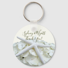 Nyckelringen Vita Beach Wedding Starfish Favors Nyckelring