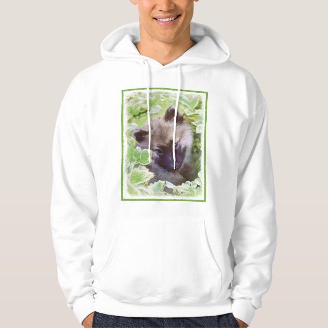 Nyckelvalp i originalbilden av garden hoodie (Framsida)