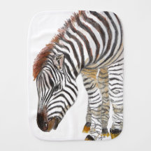 Nyckfull akvarell Bebis Zebra Safari Sabbskynke