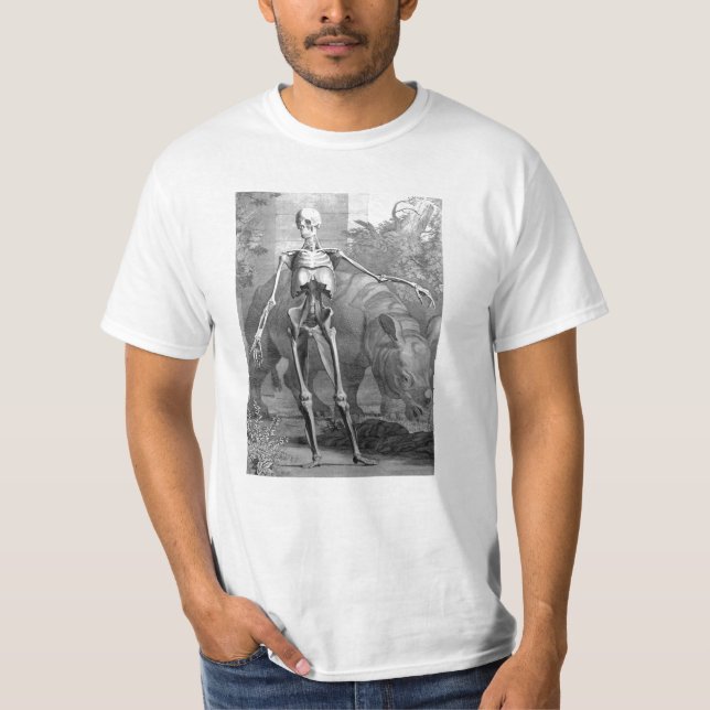 Nyckfull anatomiskjorta t-shirt (Framsida)