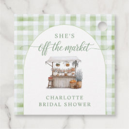 Nyckfull Av Marknadens Bonde Bröllopsfestival Gåvor Etiketter