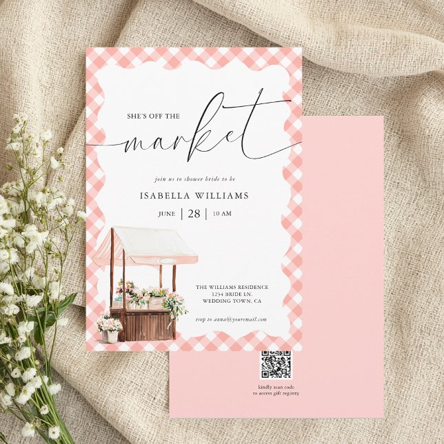 Nyckfull Bröllopsfest För Den Som Inte Länger Är P Inbjudningar (The front and back of the invitation are shown at a 5x7 inch. Choose size, paper, + corner style.)