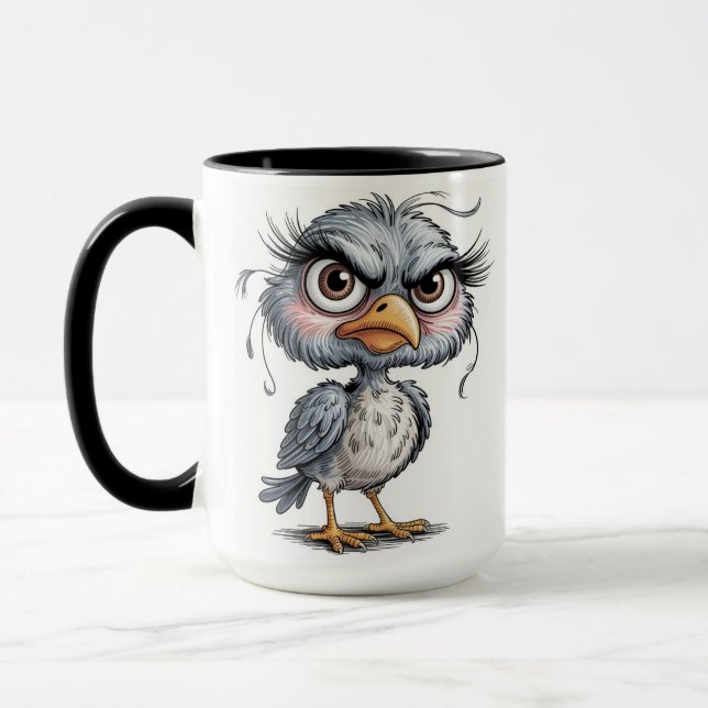Nyckfull fågel mugg (Vänster)