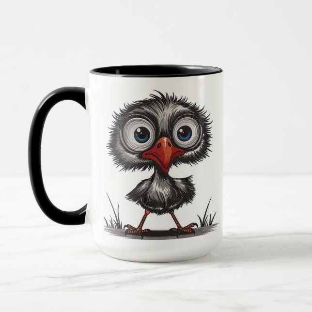 Nyckfull fågel mugg (Vänster)