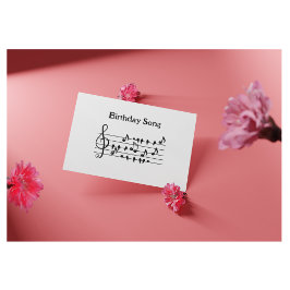 Nyckfull Fågel Sång Musik Födelsedag Postkort Vykort