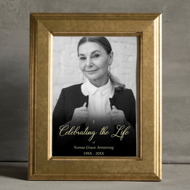 Nyckfull Fira Livet Foto Begravning Poster (Skapare uppladdad)