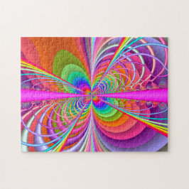 Nyckfull fjäril - Fractalkonst Pussel