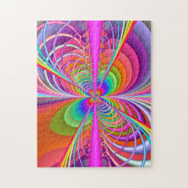 Nyckfull fjäril - Fractalkonst Pussel