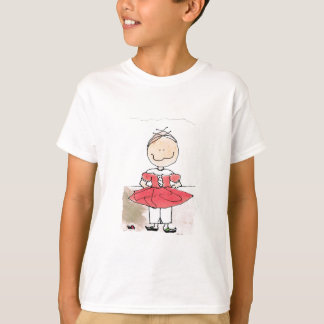 nyckfull flickaskjorta tee shirt