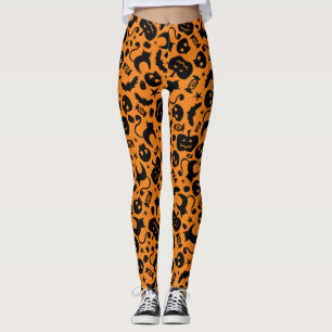 Nyckfull Halloween damasker Leggings