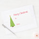 Nyckfull juletiketter rektangulärt klistermärke (Envelope)