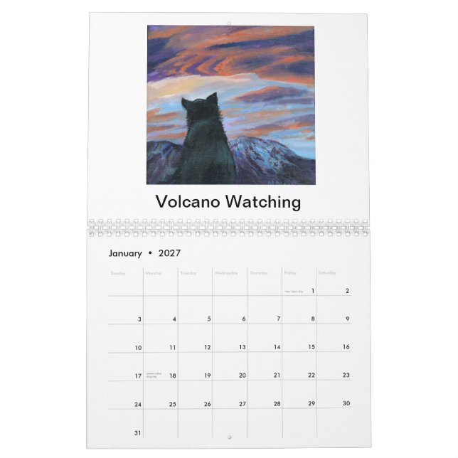 Nyckfull kalender 2014 (Jan 2027)