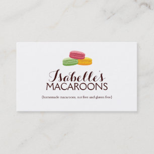 Nyckfull Macaroonsbagerivisitkort Visitkort