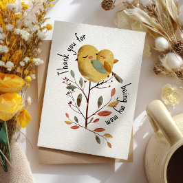 Nyckfull Mamma Fågel & Kyckling med Foto Mors Dag Kort