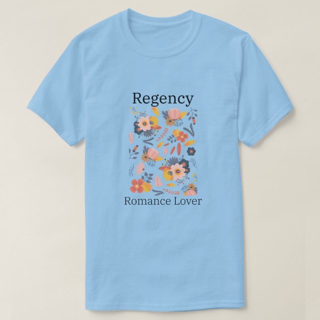 Nyckfull Pastell Blommig Unisex T-Shirt (Design framsida)