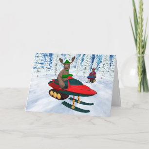 Nyckfull ren på Snowmobiles Helgkort