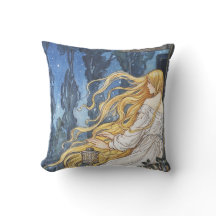 Nyckfull Sagostil Vintage Rapunzel Art Nouveau