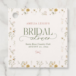 Nyckfull Sagoträdgård & Bågar Bröllopsdusch Gåvor Etiketter