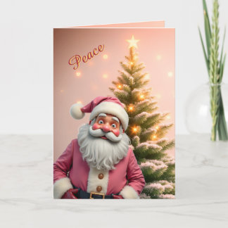 Nyckfull Santa Claus Pappersjul Kort