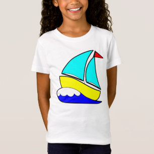 Nyckfull segelbåt t shirt