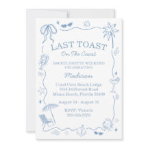 Nyckfull sista skål på den blå kusten