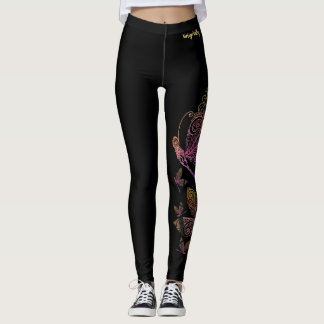 Nyckfull sländadamasker leggings