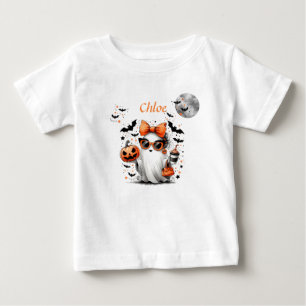 Nyckfull Spökhäxa Ridande på Cykel T Shirt