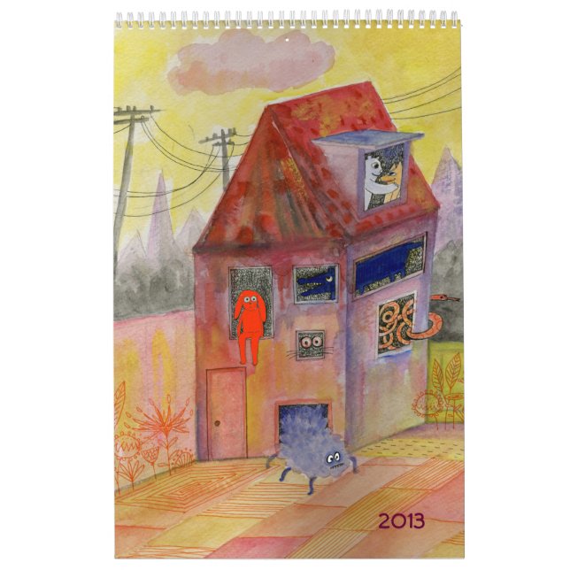 nyckfull värld - kalender (Omslag)