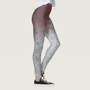 Nyckfull Vattenfärg Vildblomma Mönster Dam Lä Leggings