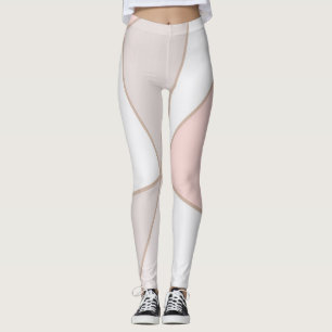 Nyckfull Vattenfärg Vildblommig Mönster Dam Lä Leggings