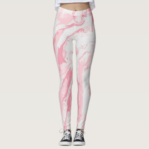 Nyckfull Vattenfärg Vildblommig Mönster Damkläder Leggings