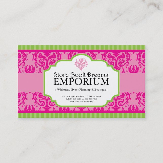 Nyckfull visitkort (Framsida)