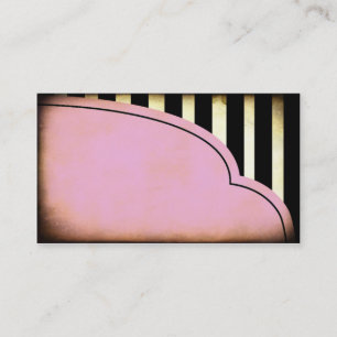 Nyckfull visitkort för BuBBLeGuM BouTiQUe
