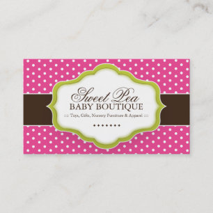 Nyckfulla babyBoutiquevisitkortar Visitkort