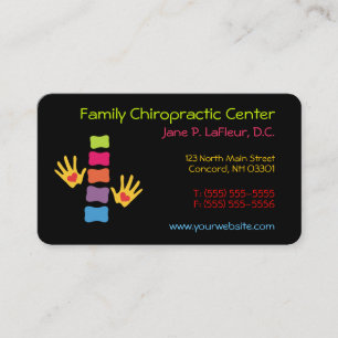 Nyckfulla Chiropracticvisitkortar Visitkort