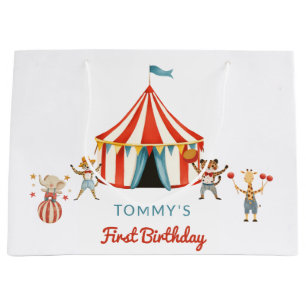 Nyckfulla Cirkus Djur Tommys Första Födelsedag