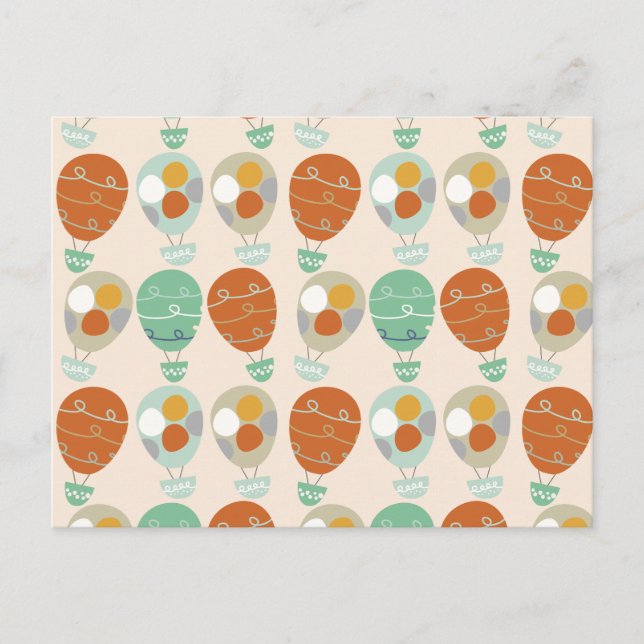 Nyckfulla luftballonger vykort (Framsida)