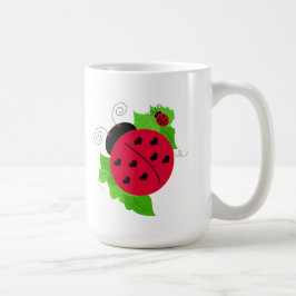 Nyckfulla nyckelpigor kaffemugg