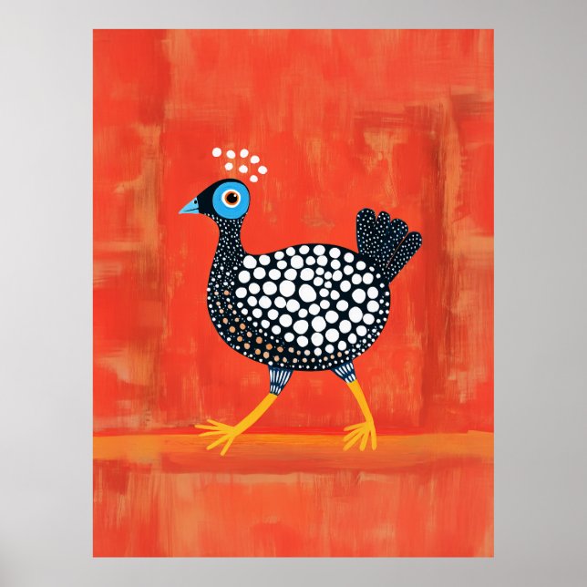 Nyckfulla Pärlhöns Poster (Framsidan)